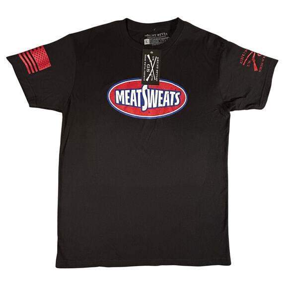 Grunt Style T Shirt Men's L Black Meat Sweats New With Tag - Picture 1 of 8